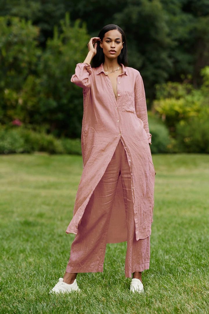 Velvet By Graham & Spencer Womens JORA LINEN BUTTON-UP DRESS 22 Velvet By Graham & Spencer Womens JORA LINEN BUTTON-UP DRESS