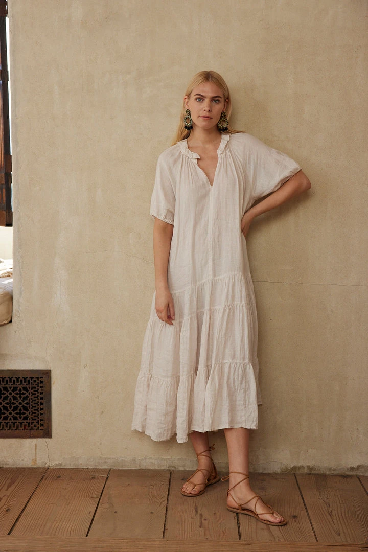 Velvet By Graham & Spencer KARINA LINEN MAXI DRESS 2 Velvet By Graham & Spencer KARINA LINEN MAXI DRESS