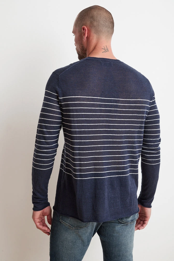 Velvet By Graham & Spencer PIERCE STRIPED TOP Mens 2 Velvet By Graham & Spencer PIERCE STRIPED TOP Mens