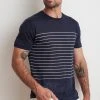Velvet By Graham & Spencer Mens VANCE STRIPE KNIT SHIRT