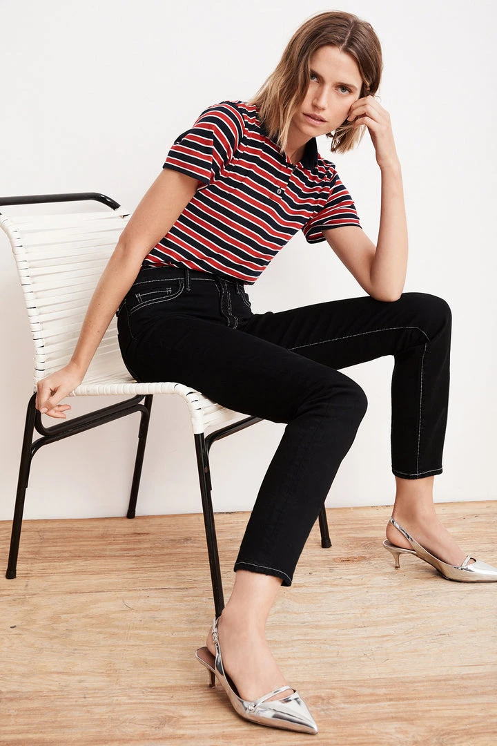 Velvet By Graham & Spencer Womens KAIA MID RISE CONTRAST STITCHING CROP JEAN 6 Velvet By Graham & Spencer Womens KAIA MID RISE CONTRAST STITCHING CROP JEAN