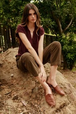 Velvet By Graham & Spencer Womens ASPEN CORDUROY PANT 14 Velvet By Graham & Spencer Womens ASPEN CORDUROY PANT