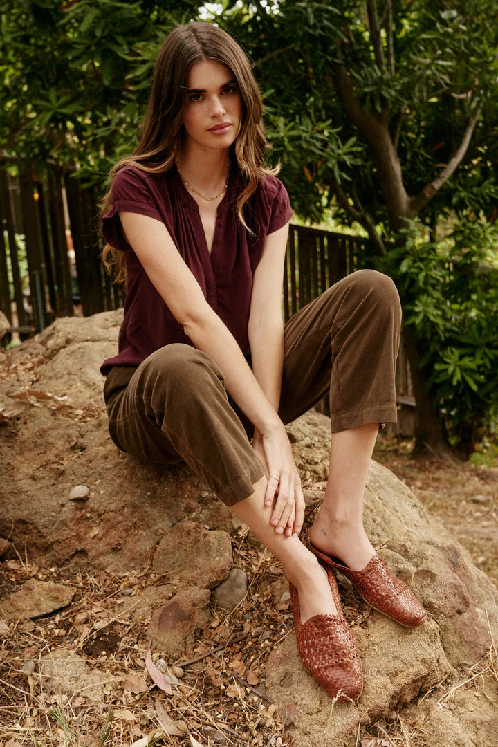 Velvet By Graham & Spencer Womens ASPEN CORDUROY PANT 6 Velvet By Graham & Spencer Womens ASPEN CORDUROY PANT