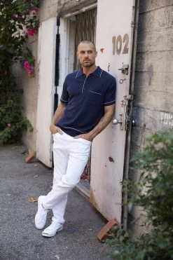 Velvet By Graham & Spencer ARLO POCKET POLO Mens