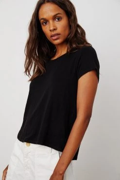 Velvet By Graham & Spencer CASEY SHORT SLEEVE CREW NECK TEE 15 Velvet By Graham & Spencer CASEY SHORT SLEEVE CREW NECK TEE