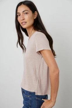 Velvet By Graham & Spencer CASEY SHORT SLEEVE CREW NECK TEE 12 Velvet By Graham & Spencer CASEY SHORT SLEEVE CREW NECK TEE
