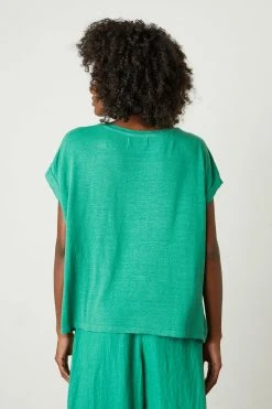 Velvet By Graham & Spencer HUDSON CREW NECK TEE Womens