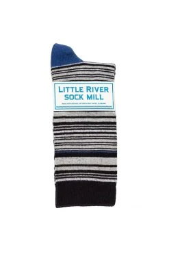 MULTI STRIPE CREW SOCK BY LITTLE RIVER SOCK MILL 20 MULTI STRIPE CREW SOCK BY LITTLE RIVER SOCK MILL