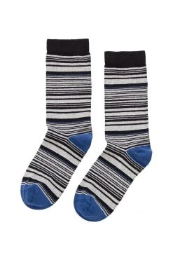 MULTI STRIPE CREW SOCK BY LITTLE RIVER SOCK MILL 19 MULTI STRIPE CREW SOCK BY LITTLE RIVER SOCK MILL