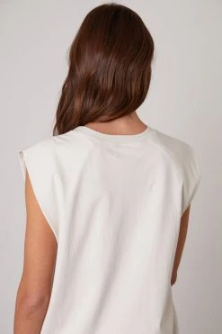 Velvet By Graham & Spencer Womens TRISTA MUSCLE TEE