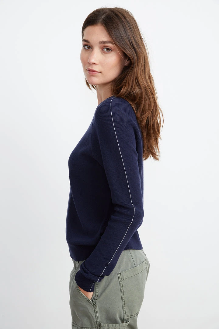 Velvet By Graham & Spencer FINLEY CREW NECK SWEATER Womens 3 Velvet By Graham & Spencer FINLEY CREW NECK SWEATER Womens