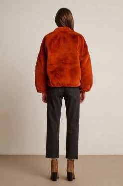 Velvet By Graham & Spencer Womens ANNE LUX FAUX FUR JACKET 11 Velvet By Graham & Spencer Womens ANNE LUX FAUX FUR JACKET