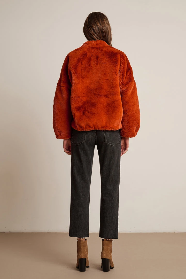 Velvet By Graham & Spencer Womens ANNE LUX FAUX FUR JACKET 4 Velvet By Graham & Spencer Womens ANNE LUX FAUX FUR JACKET