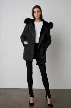 Velvet By Graham & Spencer TIFFANY LUX FUR LINED PARKA 13 Velvet By Graham & Spencer TIFFANY LUX FUR LINED PARKA