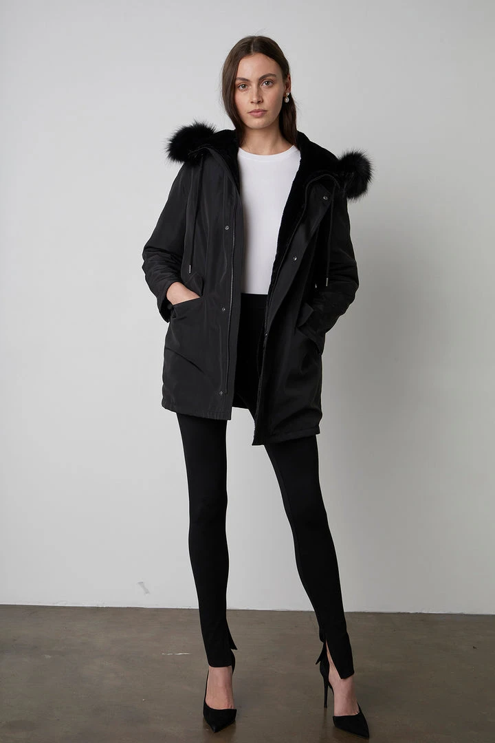 Velvet By Graham & Spencer TIFFANY LUX FUR LINED PARKA 3 Velvet By Graham & Spencer TIFFANY LUX FUR LINED PARKA