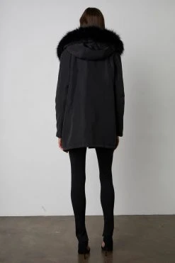 Velvet By Graham & Spencer TIFFANY LUX FUR LINED PARKA 14 Velvet By Graham & Spencer TIFFANY LUX FUR LINED PARKA