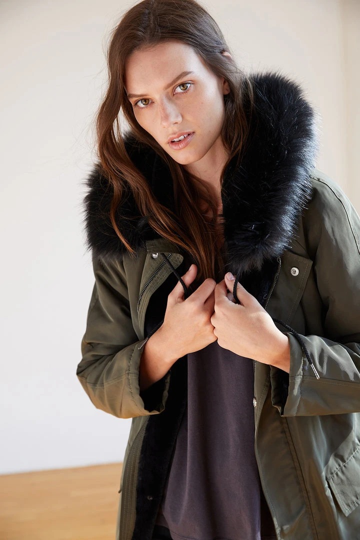 Velvet By Graham & Spencer TIFFANY LUX FUR LINED PARKA 11 Velvet By Graham & Spencer TIFFANY LUX FUR LINED PARKA