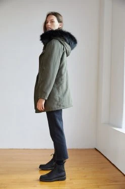 Velvet By Graham & Spencer TIFFANY LUX FUR LINED PARKA 18 Velvet By Graham & Spencer TIFFANY LUX FUR LINED PARKA