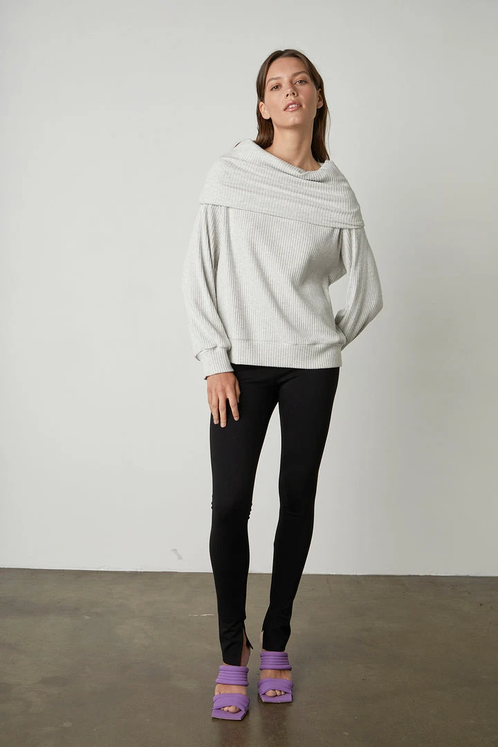 Velvet By Graham & Spencer RUTH COWL NECK TOP 4 Velvet By Graham & Spencer RUTH COWL NECK TOP