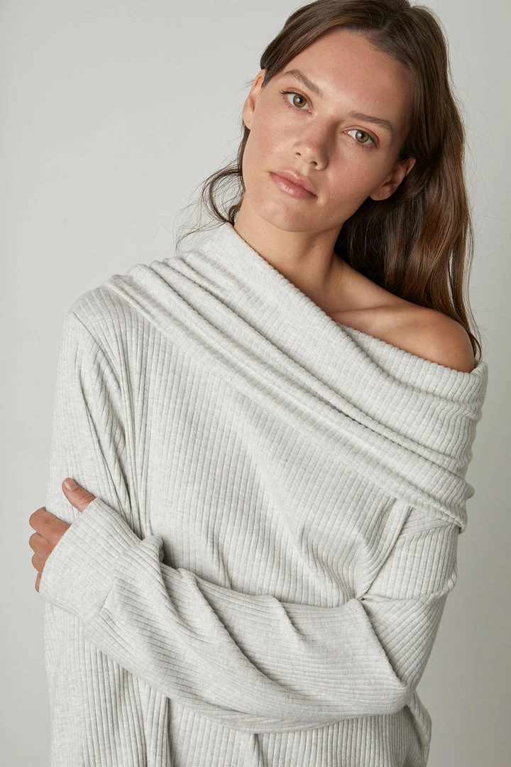 Velvet By Graham & Spencer RUTH COWL NECK TOP 1 Velvet By Graham & Spencer RUTH COWL NECK TOP