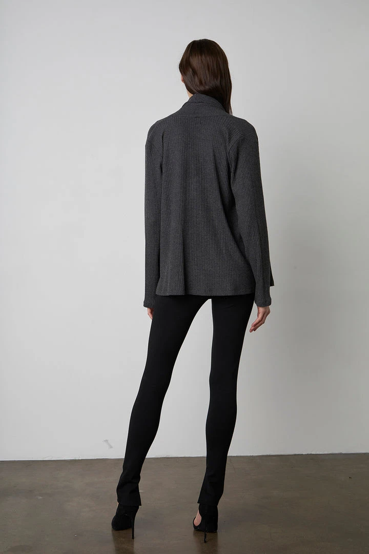 Velvet By Graham & Spencer Womens YASMIN OPEN FRONT CARDIGAN 8 Velvet By Graham & Spencer Womens YASMIN OPEN FRONT CARDIGAN