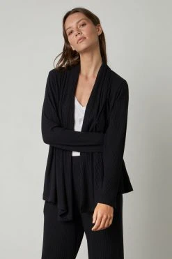 Velvet By Graham & Spencer Womens YASMIN OPEN FRONT CARDIGAN