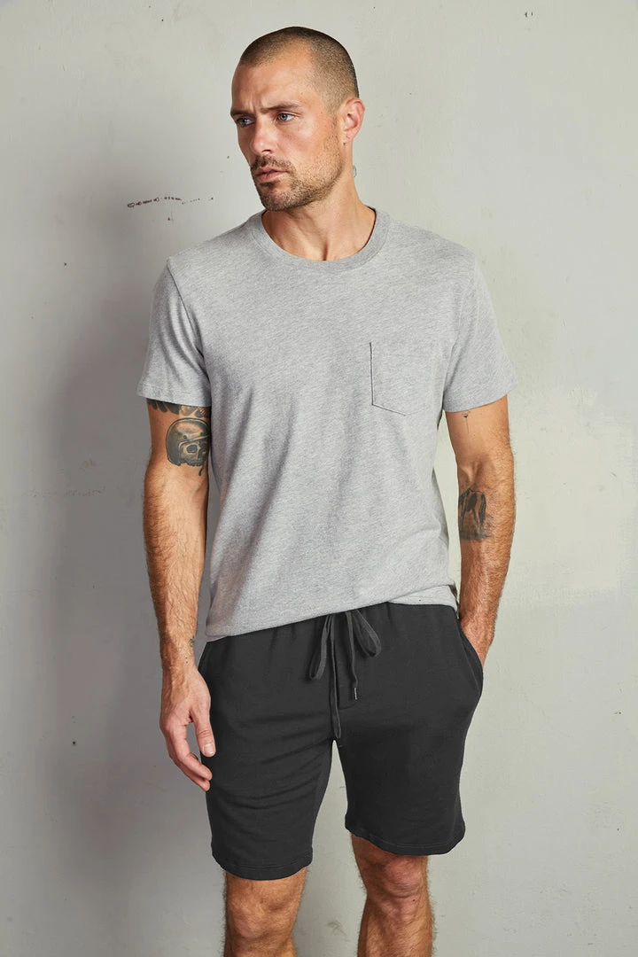 Velvet By Graham & Spencer Mens ATLAS LUXE FLEECE DRAWSTRING SHORT 7 Velvet By Graham & Spencer Mens ATLAS LUXE FLEECE DRAWSTRING SHORT