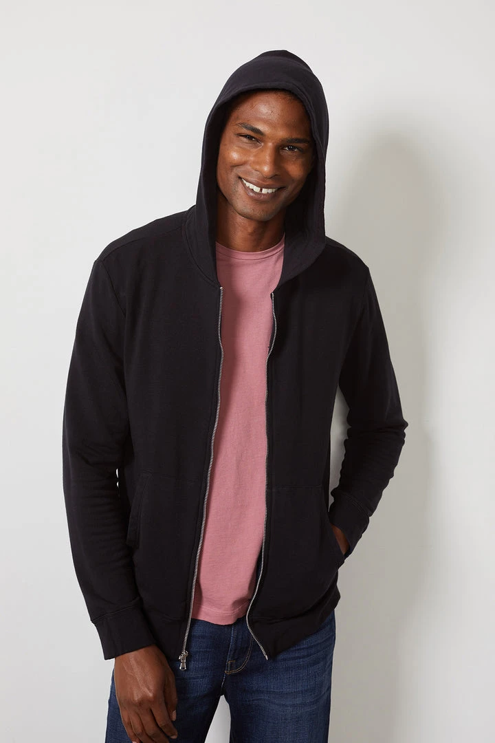 Velvet By Graham & Spencer RODAN LUXE FLEECE ZIP HOODIE 1 Velvet By Graham & Spencer RODAN LUXE FLEECE ZIP HOODIE