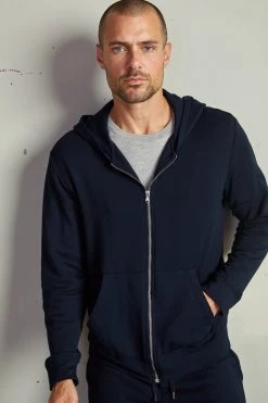 Velvet By Graham & Spencer RODAN LUXE FLEECE ZIP HOODIE 10 Velvet By Graham & Spencer RODAN LUXE FLEECE ZIP HOODIE