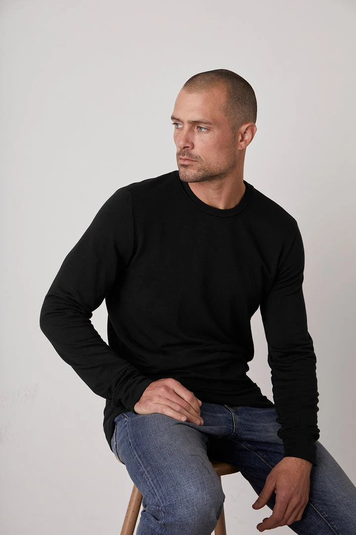 Velvet By Graham & Spencer Mens SOREN LUXE FLEECE PULLOVER 2 Velvet By Graham & Spencer Mens SOREN LUXE FLEECE PULLOVER