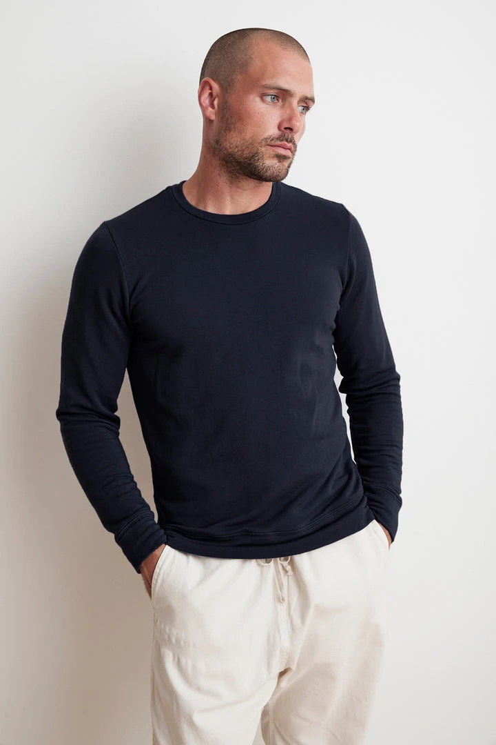 Velvet By Graham & Spencer Mens SOREN LUXE FLEECE PULLOVER 6 Velvet By Graham & Spencer Mens SOREN LUXE FLEECE PULLOVER