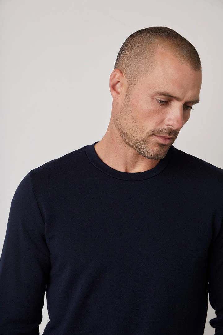 Velvet By Graham & Spencer Mens SOREN LUXE FLEECE PULLOVER 9 Velvet By Graham & Spencer Mens SOREN LUXE FLEECE PULLOVER