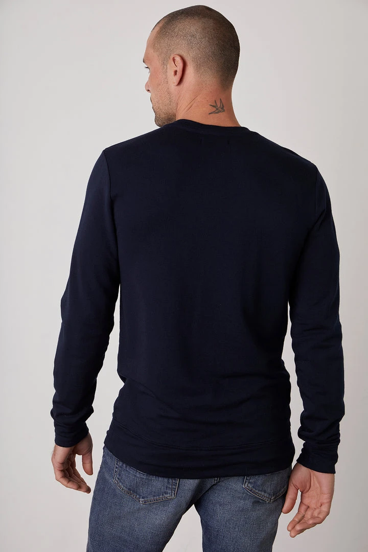 Velvet By Graham & Spencer Mens SOREN LUXE FLEECE PULLOVER 8 Velvet By Graham & Spencer Mens SOREN LUXE FLEECE PULLOVER