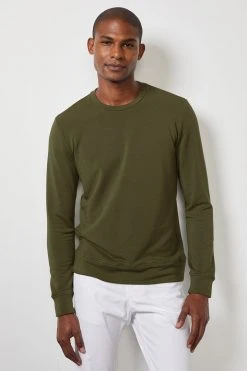 Velvet By Graham & Spencer Mens SOREN LUXE FLEECE PULLOVER 17 Velvet By Graham & Spencer Mens SOREN LUXE FLEECE PULLOVER