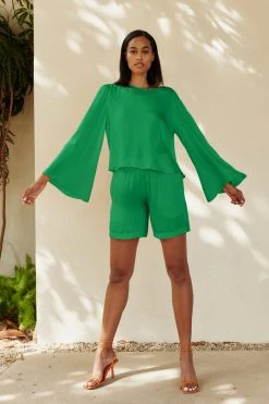 Velvet By Graham & Spencer Womens MAE BELL SLEEVE BLOUSE 21 Velvet By Graham & Spencer Womens MAE BELL SLEEVE BLOUSE