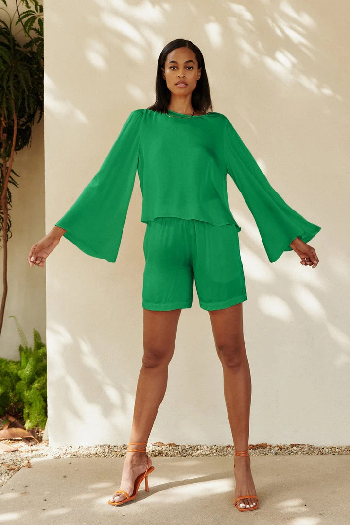 Velvet By Graham & Spencer Womens MAE BELL SLEEVE BLOUSE 7 Velvet By Graham & Spencer Womens MAE BELL SLEEVE BLOUSE