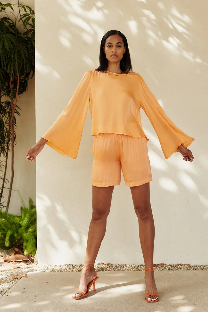 Velvet By Graham & Spencer Womens MAE BELL SLEEVE BLOUSE 5 Velvet By Graham & Spencer Womens MAE BELL SLEEVE BLOUSE