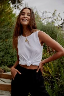 Velvet By Graham & Spencer Womens MAXIE RIBBED TANK TOP 29 Velvet By Graham & Spencer Womens MAXIE RIBBED TANK TOP