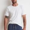 Velvet By Graham & Spencer Mens DOM MICRO TERRY CREW TEE