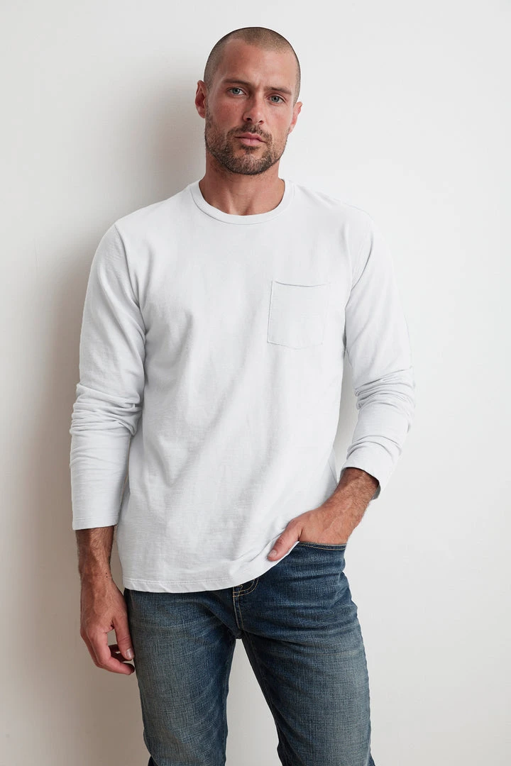 Velvet By Graham & Spencer Mens PETE MICRO TERRY TEE 1 Velvet By Graham & Spencer Mens PETE MICRO TERRY TEE