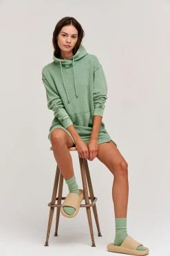 Velvet By Graham & Spencer DORTHY SWEATSHIRT HOODIE DRESS Womens 8 Velvet By Graham & Spencer DORTHY SWEATSHIRT HOODIE DRESS Womens