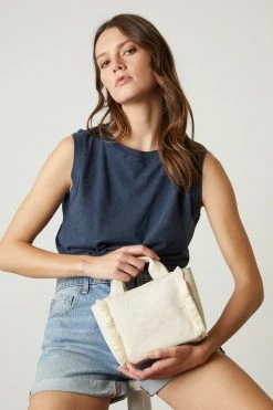 Velvet By Graham & Spencer MINI LAUNCH CANVAS TOTE