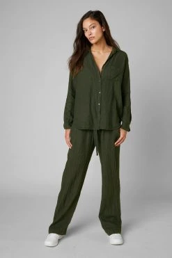 Velvet By Jenny Graham Womens MULHOLLAND SHIRT