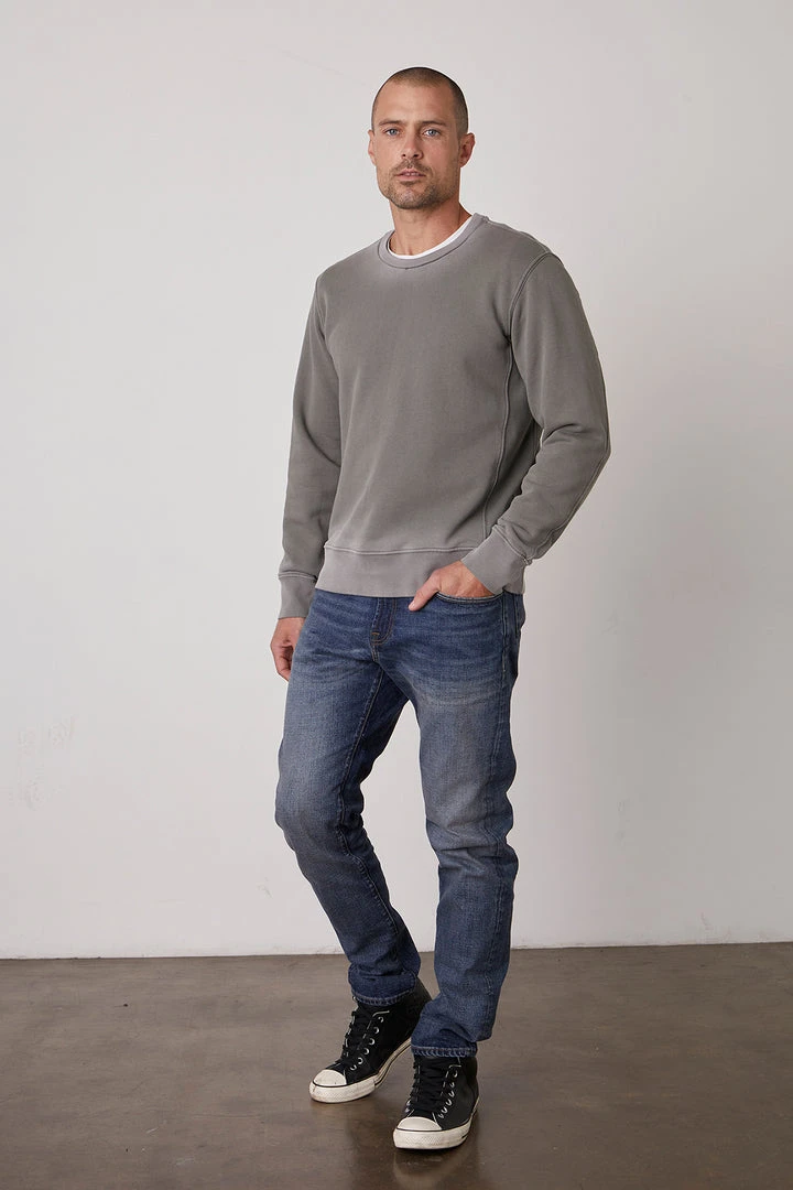 Velvet By Graham & Spencer Mens MATTS OMBRE FLEECE SWEATSHIRT 2 Velvet By Graham & Spencer Mens MATTS OMBRE FLEECE SWEATSHIRT