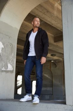 Velvet By Graham & Spencer DARIUS ZIP-UP HOODIE Mens