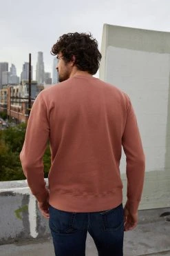 Velvet By Graham & Spencer ROMAN CREW NECK SWEATSHIRT Mens