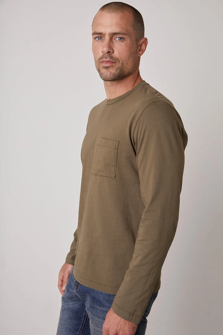Velvet By Graham & Spencer OLIVER POCKET TEE Mens 1 Velvet By Graham & Spencer OLIVER POCKET TEE Mens