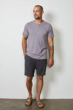 Velvet By Graham & Spencer MAXWELL LINEN SHORT Mens 20 Velvet By Graham & Spencer MAXWELL LINEN SHORT Mens