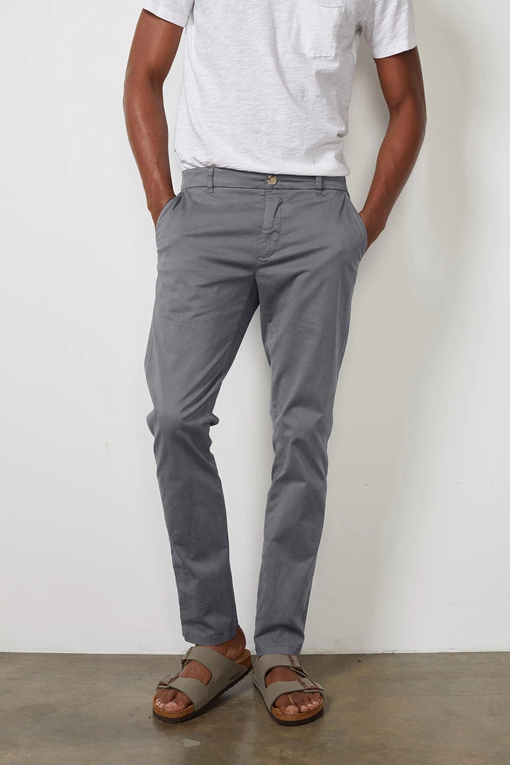 Velvet By Graham & Spencer BROGAN COTTON TWILL PANT 4 Velvet By Graham & Spencer BROGAN COTTON TWILL PANT