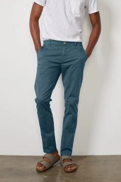 Velvet By Graham & Spencer BROGAN COTTON TWILL PANT 30 Velvet By Graham & Spencer BROGAN COTTON TWILL PANT